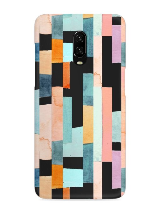 Geometric Seamless Pattern Snap Case for Oneplus 6T Zapvi