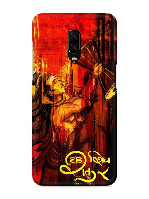 Illustration Lord Shiva Snap Case for Oneplus 6T Zapvi