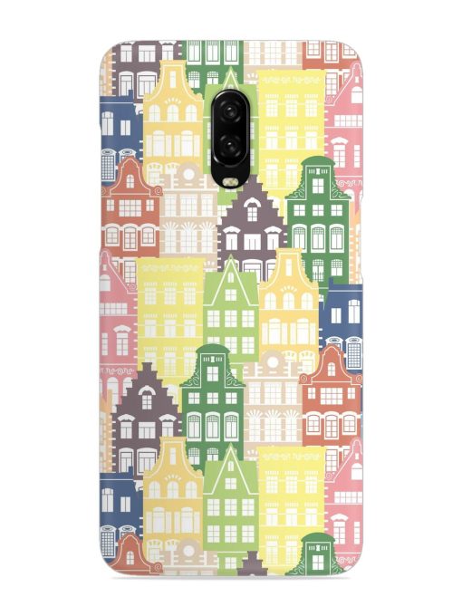 Seamless Shapes Pattern Snap Case for Oneplus 6T Zapvi