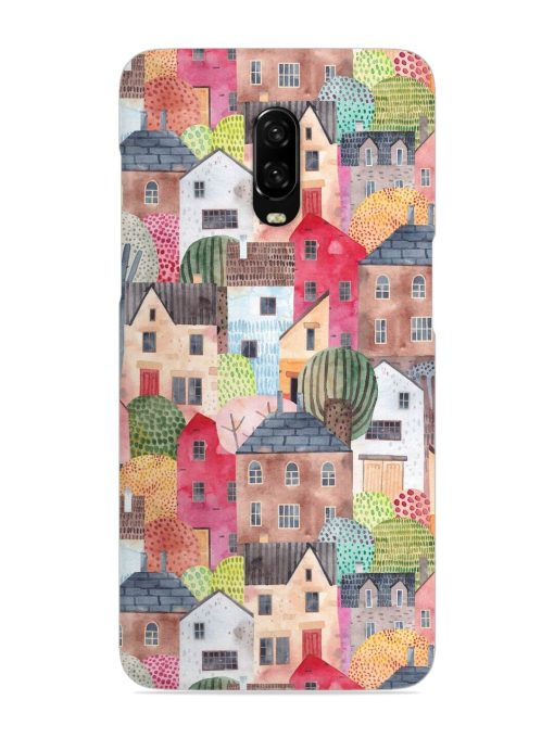 Abstract Seamless Pattern Snap Case for Oneplus 6T Zapvi