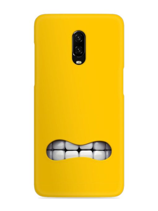 Mouth Character On Snap Case for Oneplus 6T Zapvi