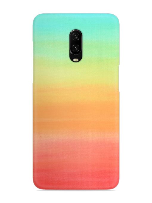 Background Sky Watercolor Snap Case for Oneplus 6T Zapvi