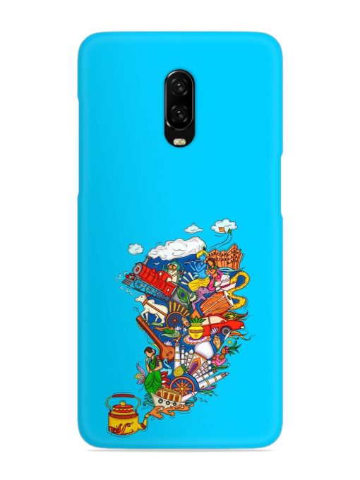 Vector Design Indian Snap Case for Oneplus 6T Zapvi