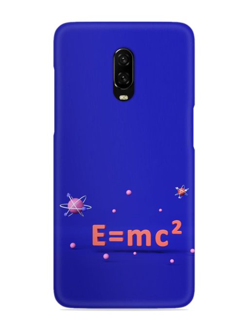 Formula Relativity Equation Snap Case for Oneplus 6T Zapvi