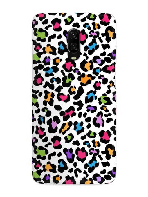 Seamless Leopard Pattern Snap Case for Oneplus 6T Zapvi