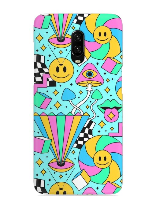 Trippy Rainbow 60S Snap Case for Oneplus 6T