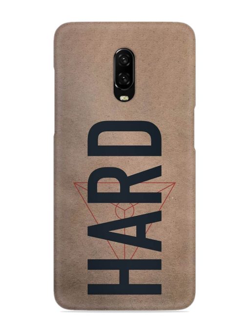 Hard Typo Snap Case for Oneplus 6T Zapvi