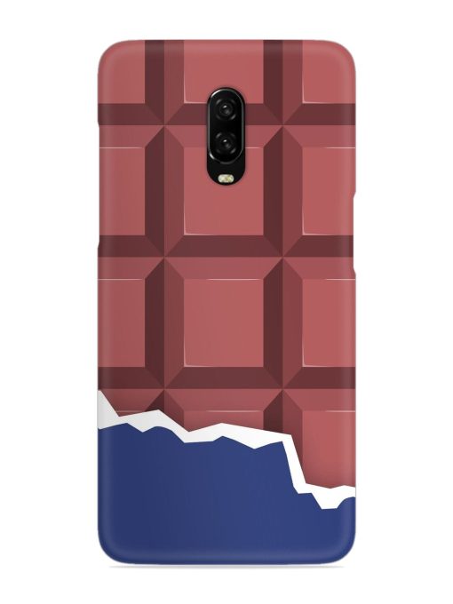 Chocolate Vector Art Snap Case for Oneplus 6T Zapvi