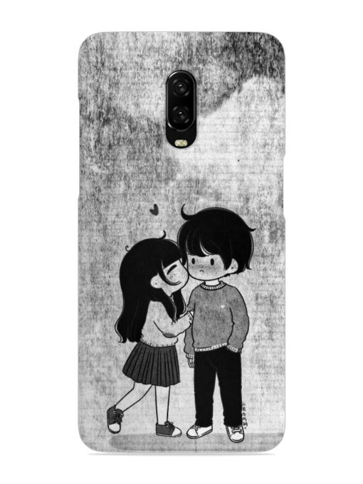 Couple Love Highlights Snap Case for Oneplus 6T Zapvi