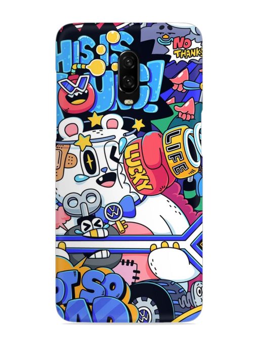 Universal Doodle Snap Case for Oneplus 6T Zapvi