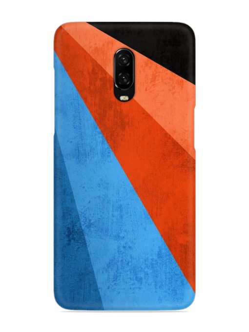 Modern Matte Abstract Snap Case for Oneplus 6T Zapvi