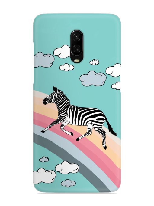 Running Zebra Snap Case for Oneplus 6T