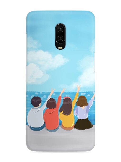 Happy Kids Snap Case for Oneplus 6T Zapvi