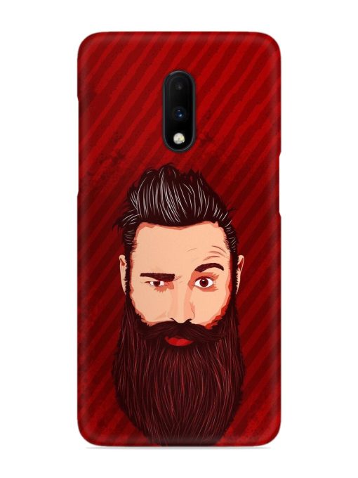 Beardo Man Snap Case for Oneplus 7 Zapvi