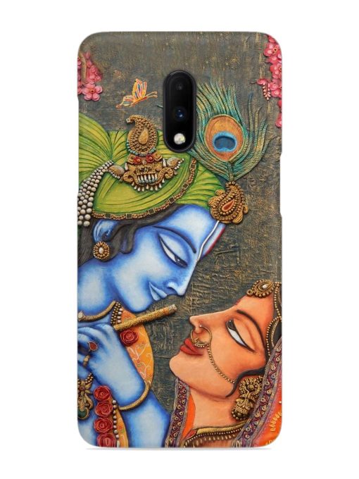 Lord Radha Krishna Flute Art Snap Case for Oneplus 7 Zapvi