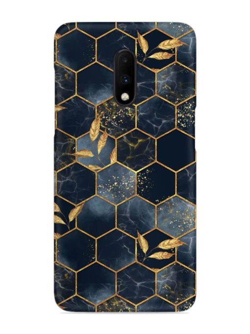 Marble Hexagon Seamless Snap Case for Oneplus 7 Zapvi