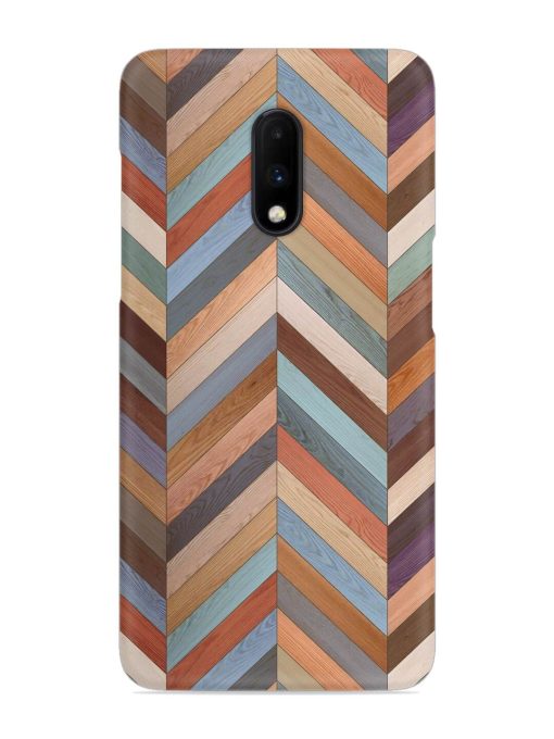 Seamless Wood Parquet Snap Case for Oneplus 7 Zapvi