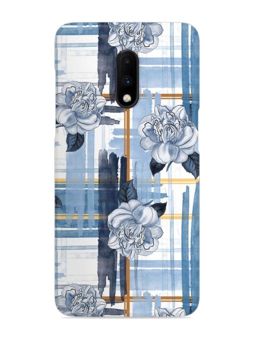 Watercolor Pattern Rose Snap Case for Oneplus 7