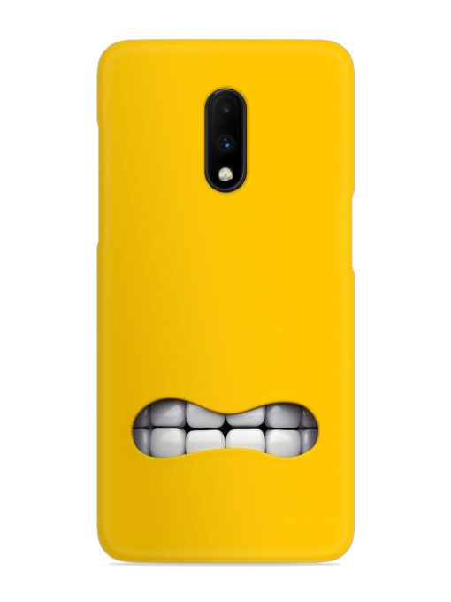 Mouth Character On Snap Case for Oneplus 7