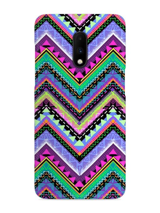 Tribal Aztec Print Snap Case for Oneplus 7 Zapvi