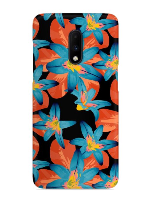 Philippine Flowers Seamless Snap Case for Oneplus 7 Zapvi