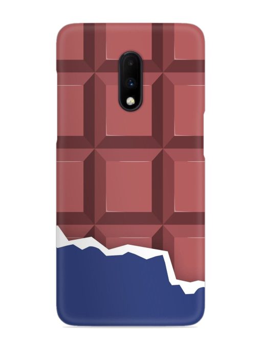 Chocolate Vector Art Snap Case for Oneplus 7