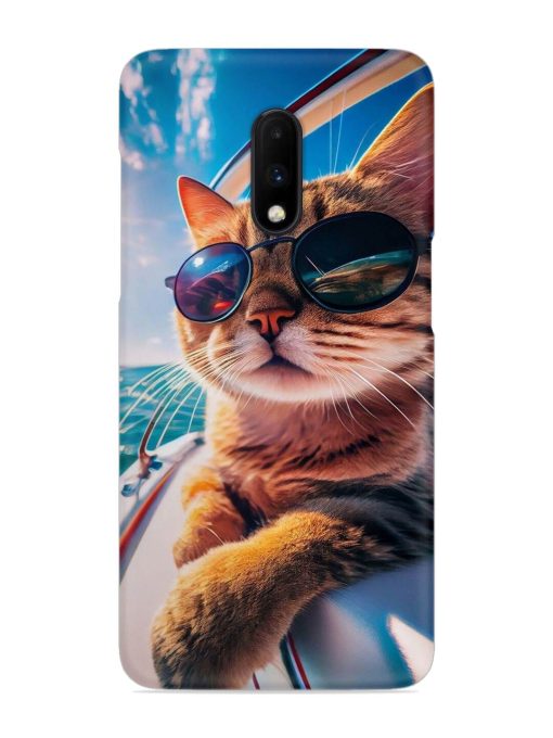 Cat In Style Snap Case for Oneplus 7 Zapvi