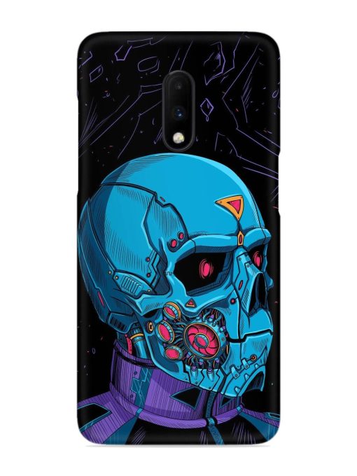 Skull Robo Vector Snap Case for Oneplus 7