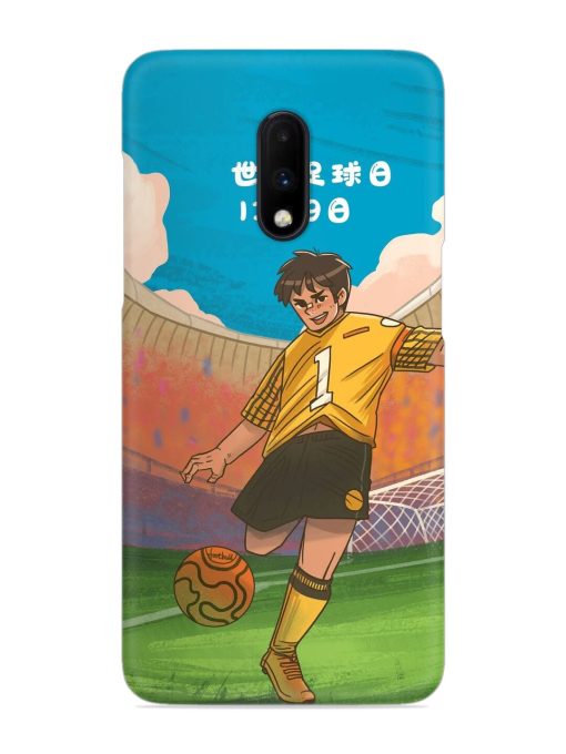 Soccer Kick Snap Case for Oneplus 7 Zapvi