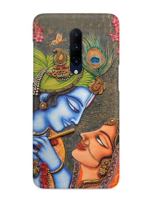 Lord Radha Krishna Flute Art Snap Case for Oneplus 7 Pro Zapvi