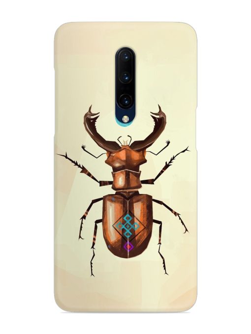 Stag Beetle Vector Snap Case for Oneplus 7 Pro