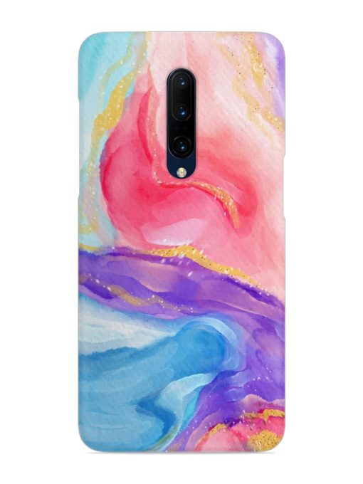 Watercolor Gradient Snap Case for Oneplus 7 Pro Zapvi