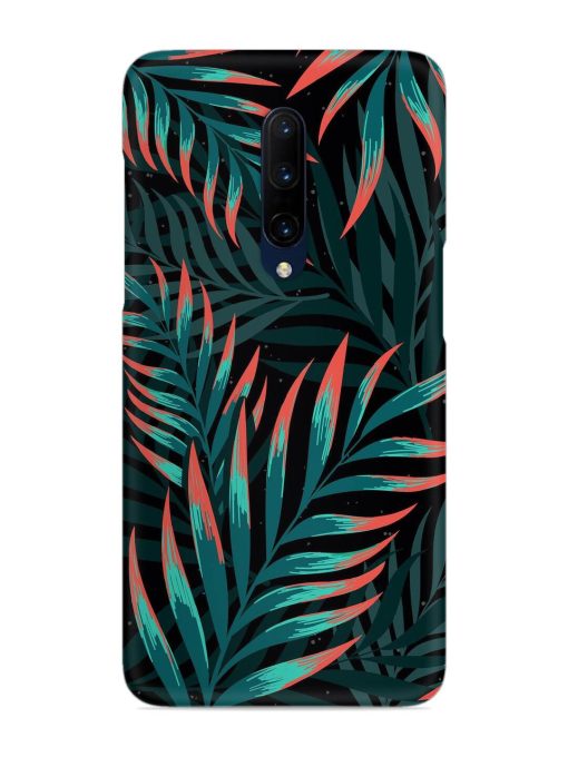 Green Leaf Art Snap Case for Oneplus 7 Pro Zapvi