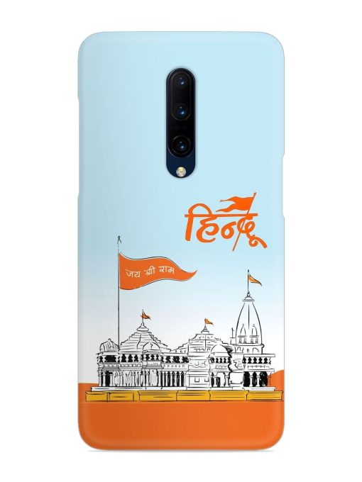 Ram Mandir Hindu Snap Case for Oneplus 7 Pro Zapvi