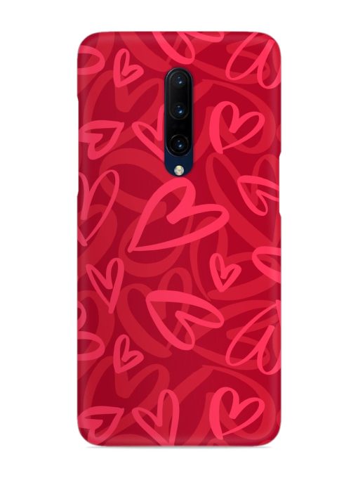 Seamless Romantic Pattern Snap Case for Oneplus 7 Pro Zapvi