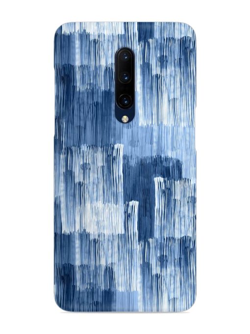 Abstract Pattern Stripes Snap Case for Oneplus 7 Pro Zapvi