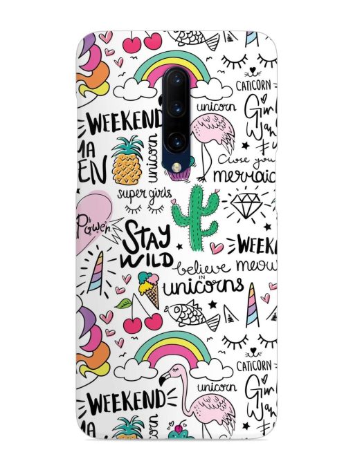 Unicorn Ice Cream Snap Case for Oneplus 7 Pro