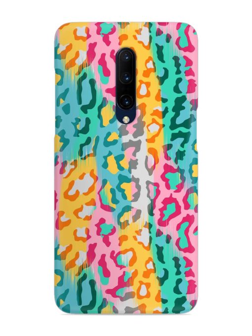 Seamless Vector Colorful Snap Case for Oneplus 7 Pro Zapvi