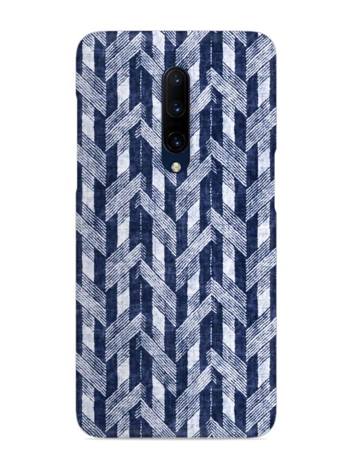 Abstract Herringbone Motif Snap Case for Oneplus 7 Pro Zapvi