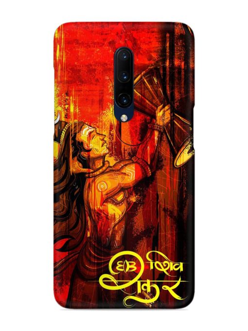 Illustration Lord Shiva Snap Case for Oneplus 7 Pro Zapvi