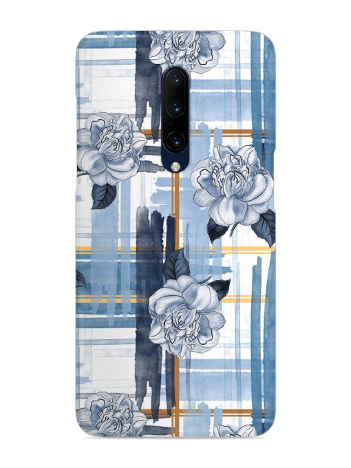 Watercolor Pattern Rose Snap Case for Oneplus 7 Pro Zapvi