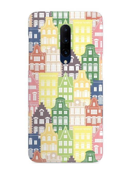 Seamless Shapes Pattern Snap Case for Oneplus 7 Pro