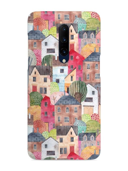 Abstract Seamless Pattern Snap Case for Oneplus 7 Pro Zapvi