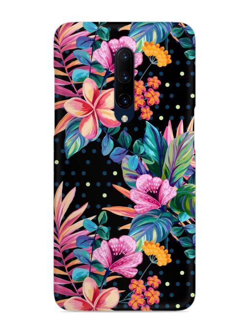 Seamless Floral Pattern Snap Case for Oneplus 7 Pro