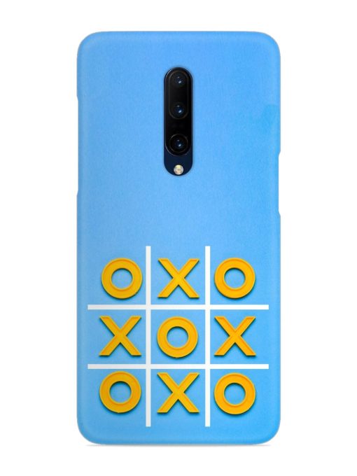 Yellow Plastic Crosses Snap Case for Oneplus 7 Pro Zapvi