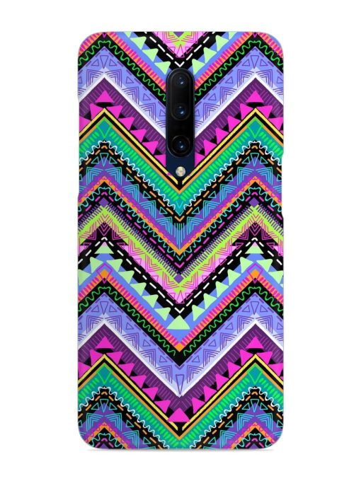 Tribal Aztec Print Snap Case for Oneplus 7 Pro Zapvi