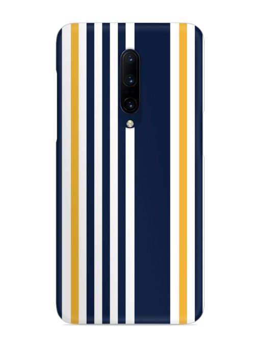 Seamless Stripe Pattern Snap Case for Oneplus 7 Pro