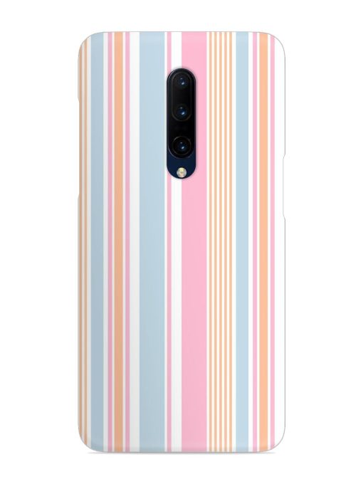 Stripe Seamless Pattern Snap Case for Oneplus 7 Pro Zapvi