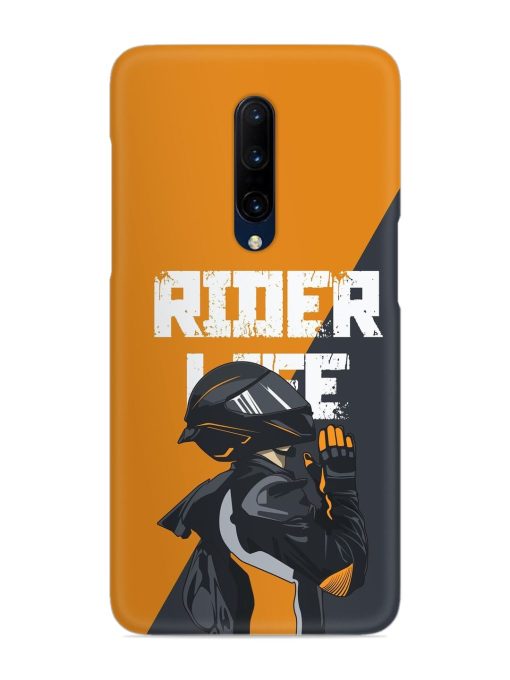 Rider Life Snap Case for Oneplus 7 Pro Zapvi