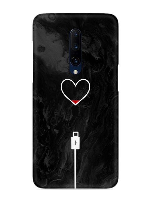 Heart Charging Vector Snap Case for Oneplus 7 Pro Zapvi